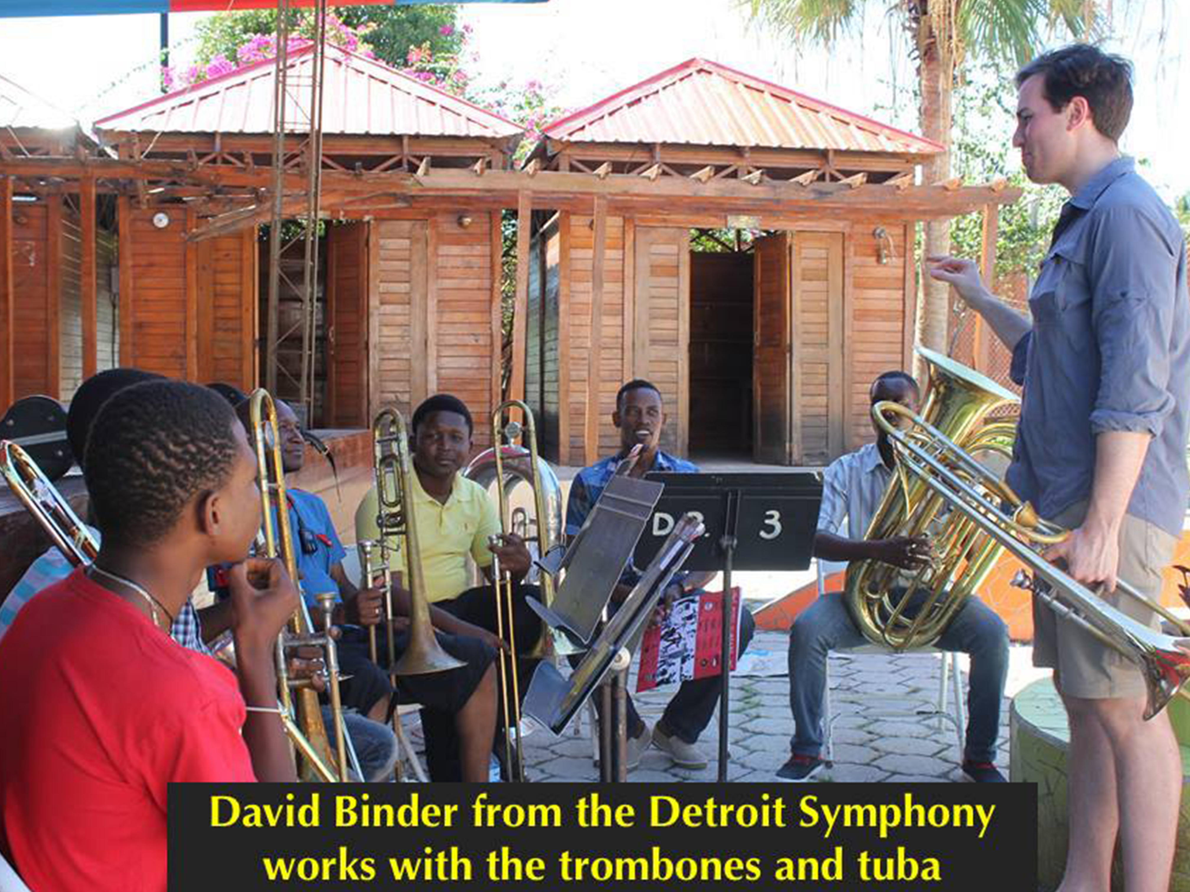 David Binder, trombonist from the Detroit Symphony